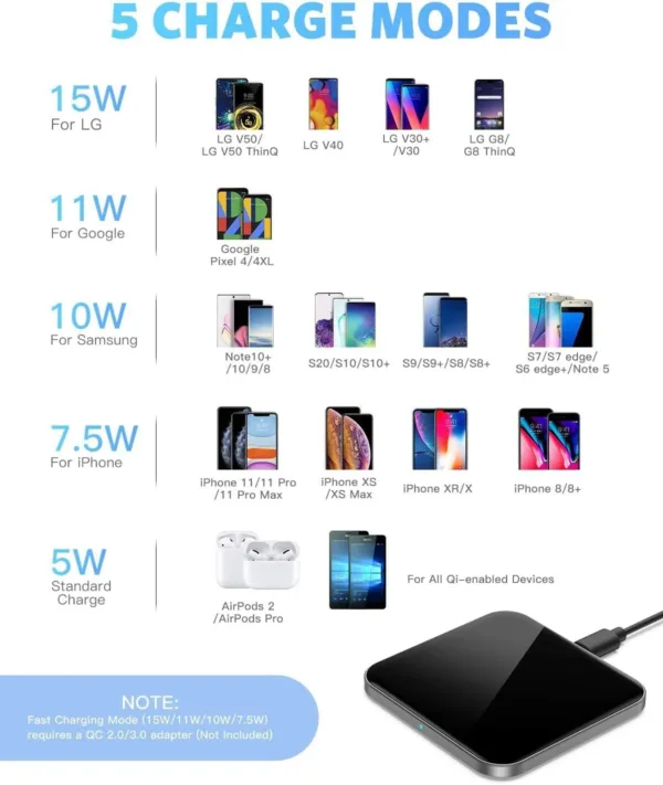 wireless charger iphone samsung 3