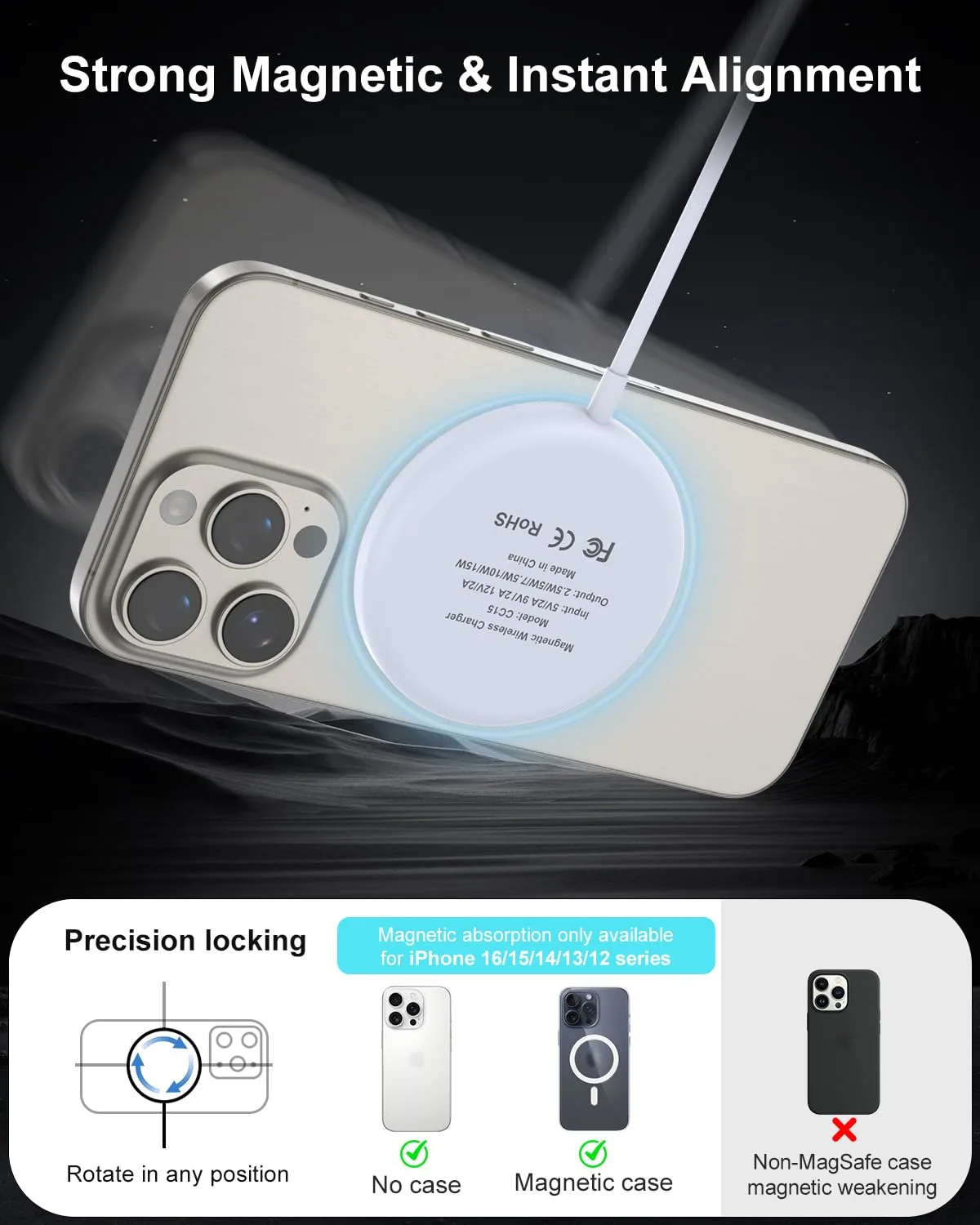 wireless charger magnetic pad 4