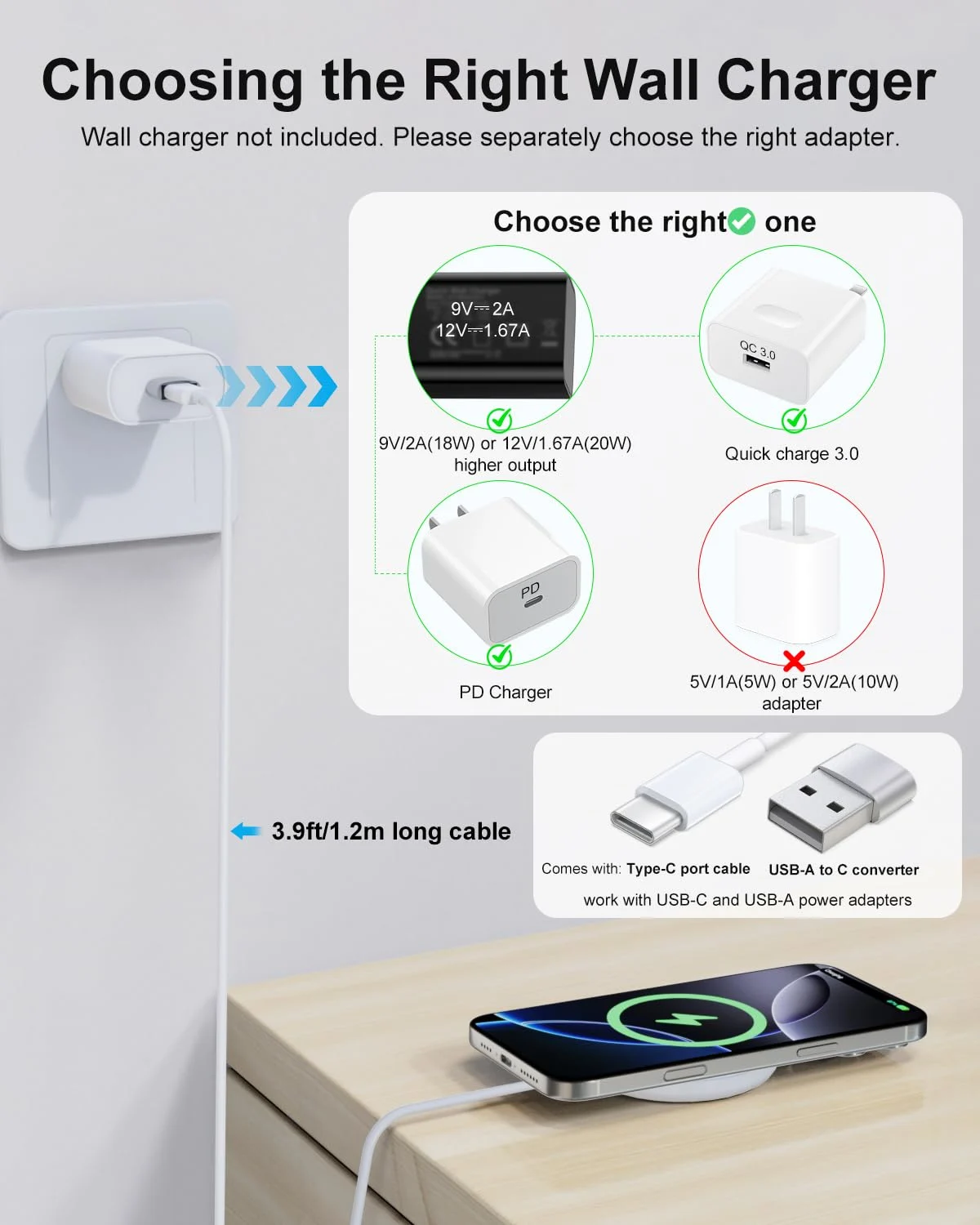 wireless charger magnetic pad 5