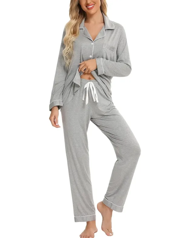 women pajama set long 1
