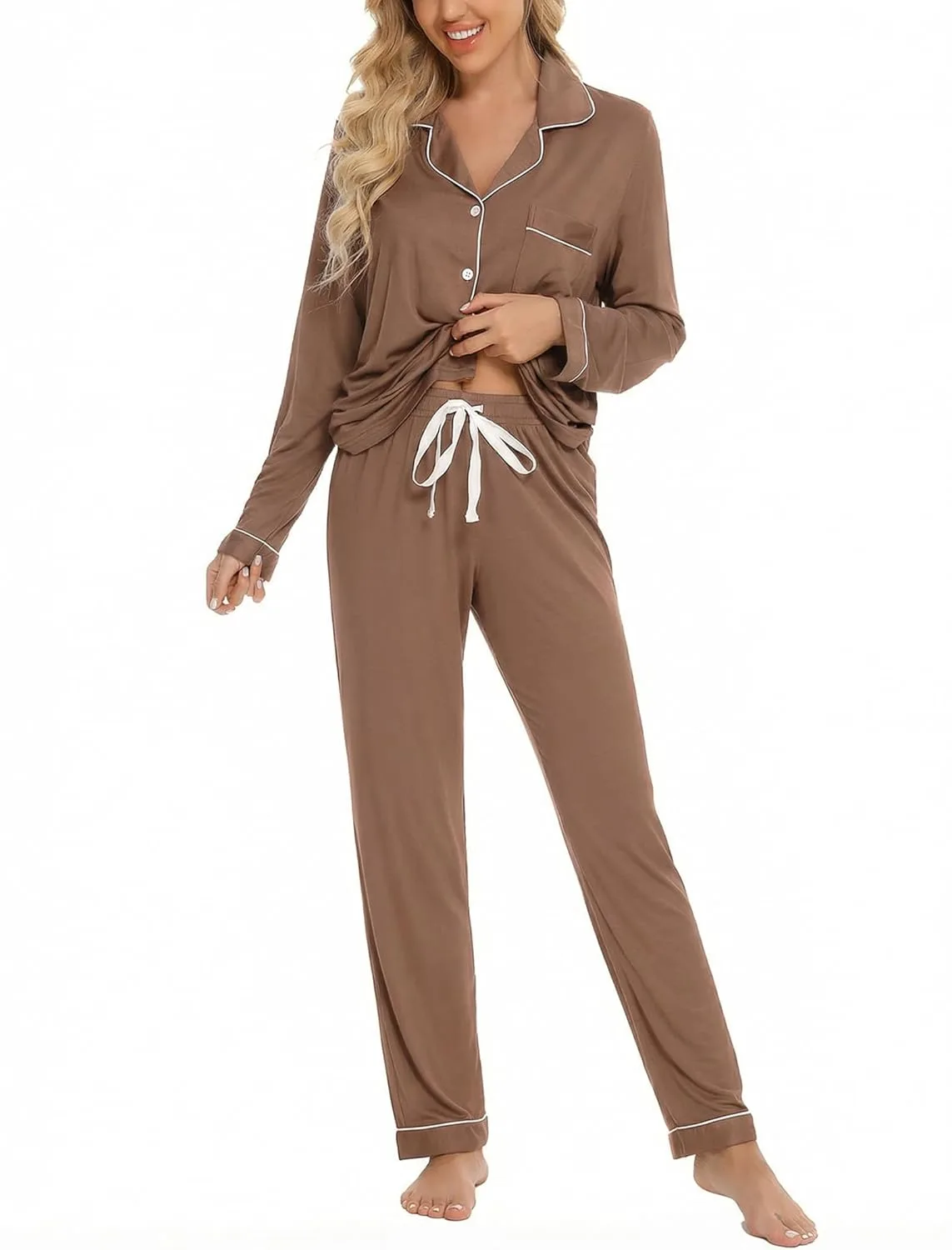 women pajama set long 7