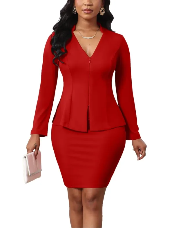 women suit set blazer 7