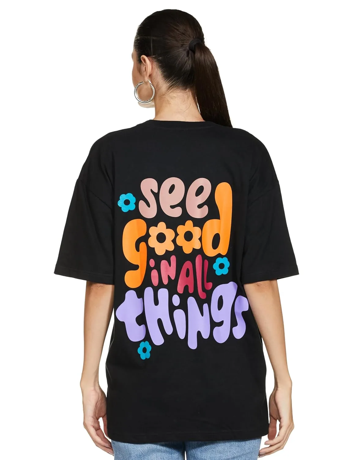 womens drop shoulder tshirt 2