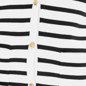 womens gold button cardigan 5