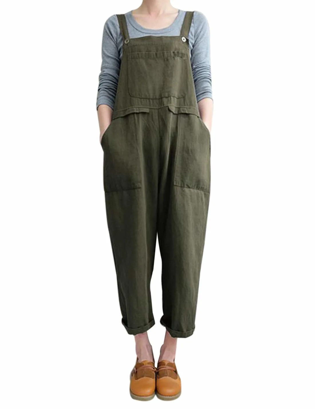 womens linen overalls jumpsuit 1