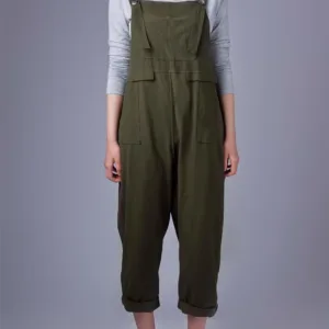 womens linen overalls jumpsuit 2