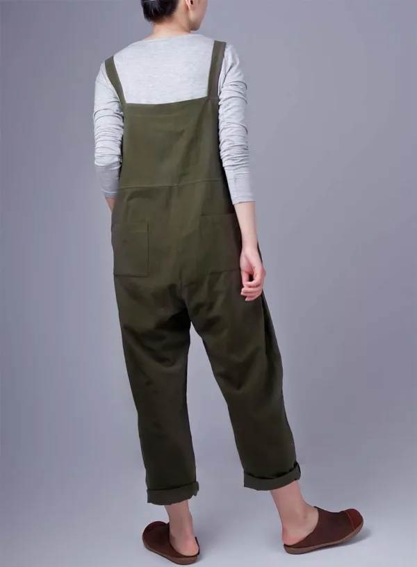 womens linen overalls jumpsuit 5