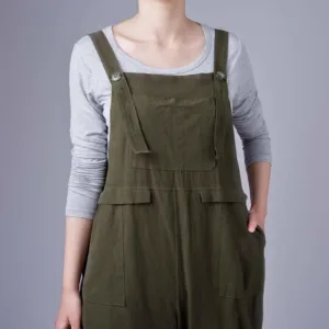 womens linen overalls jumpsuit 6