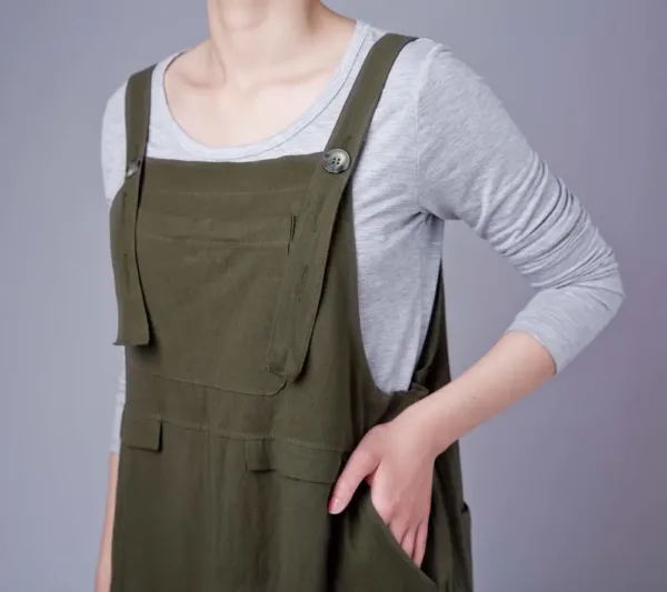 womens linen overalls jumpsuit 7