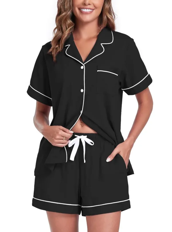 womens pajama cotton set 1