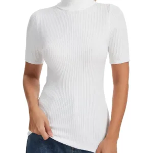 womens short sleeve turtleneck 2