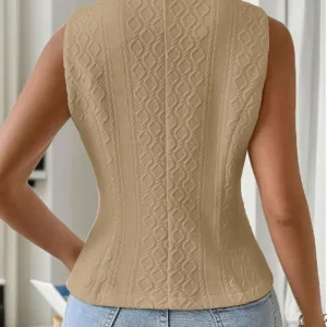 womens sleeveless vest blazer 5