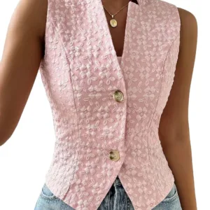 womens sleeveless vest blazer 7