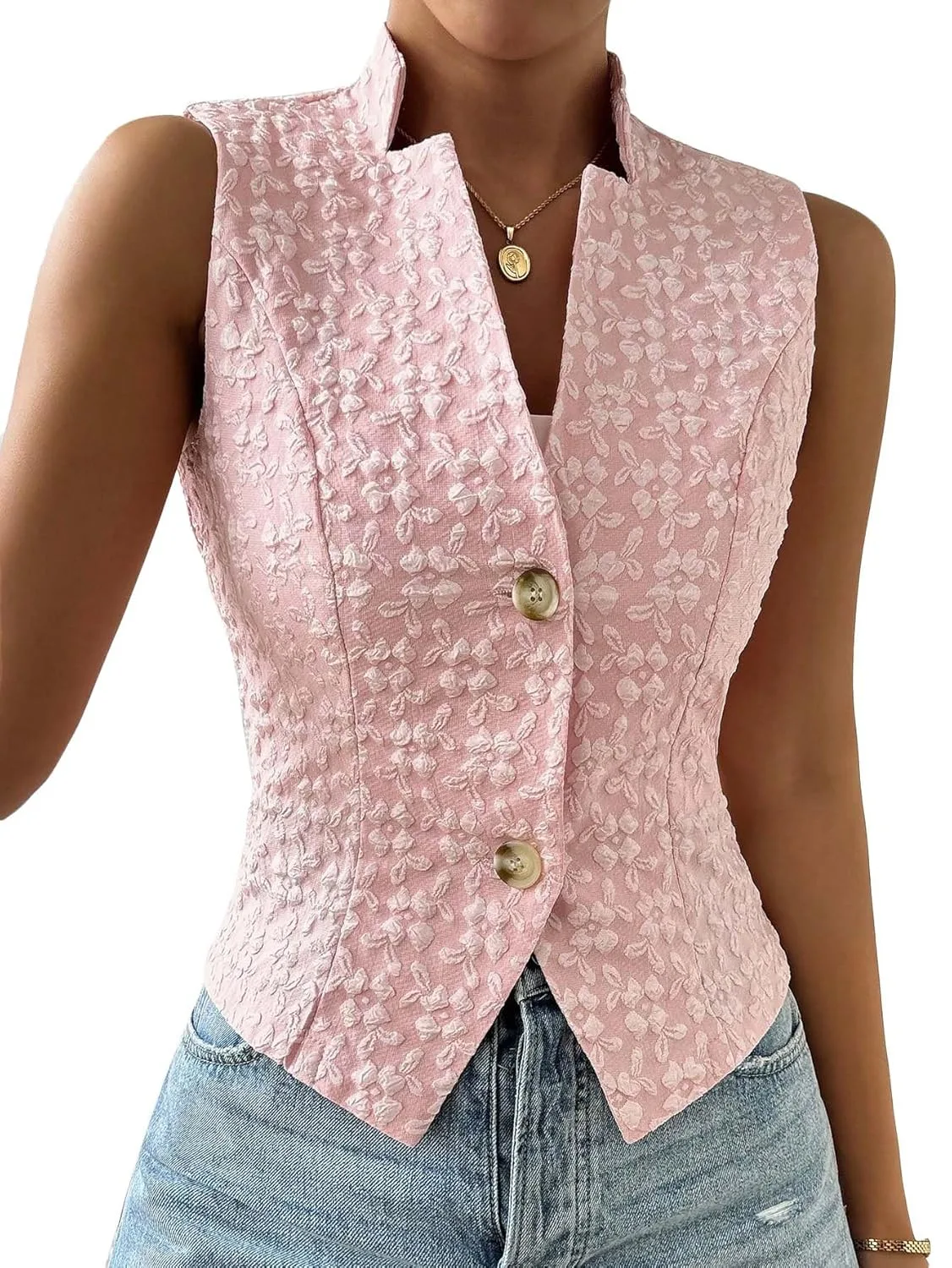 womens sleeveless vest blazer 7