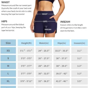 womens swim shorts high 7