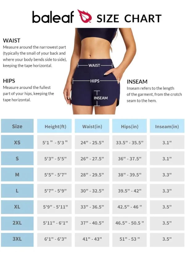 womens swim shorts high 7