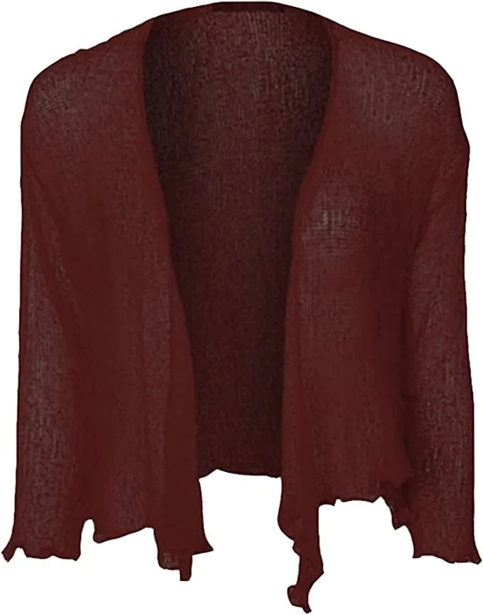 womens tie cardigan shrug 2