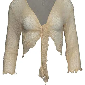 womens tie cardigan shrug 3