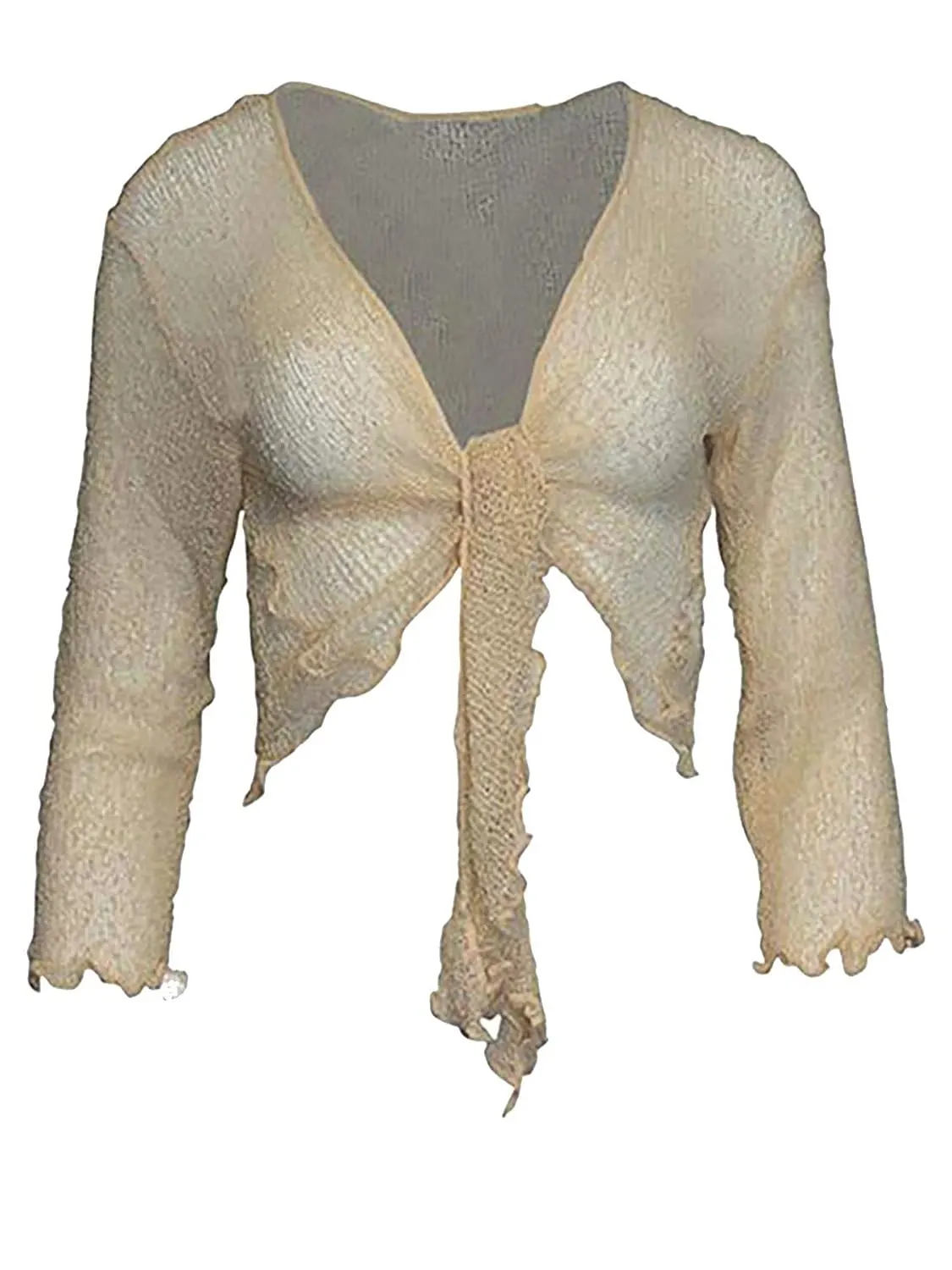 womens tie cardigan shrug 3