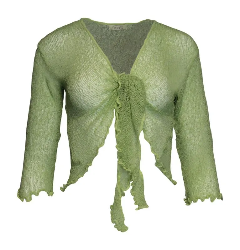 womens tie cardigan shrug 6