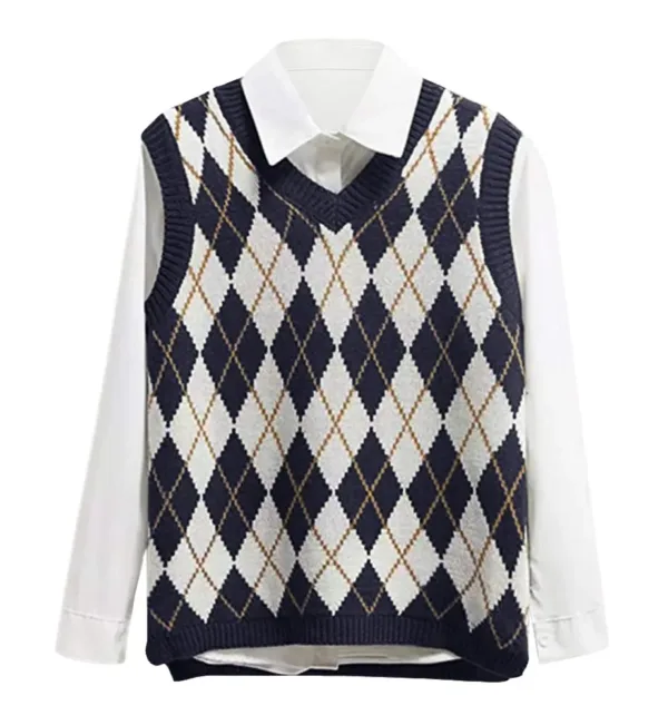 womens v neck vest 7
