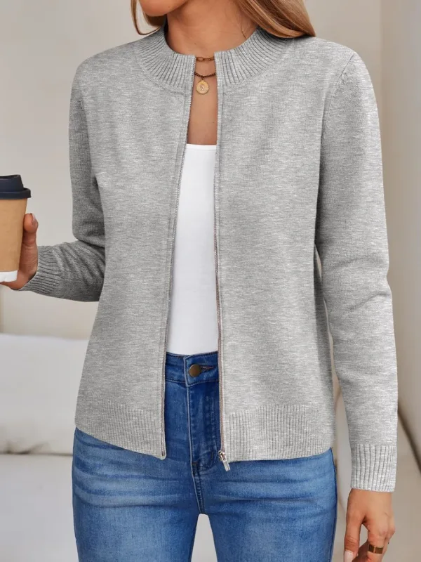 womens zip up cardigan 2