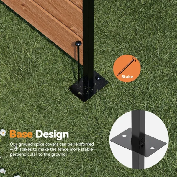 wood privacy fence 5