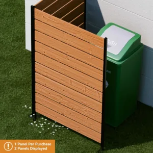 wood privacy fence 7