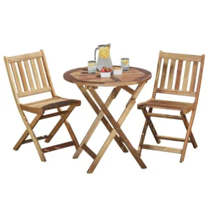 wooden bistro set 1