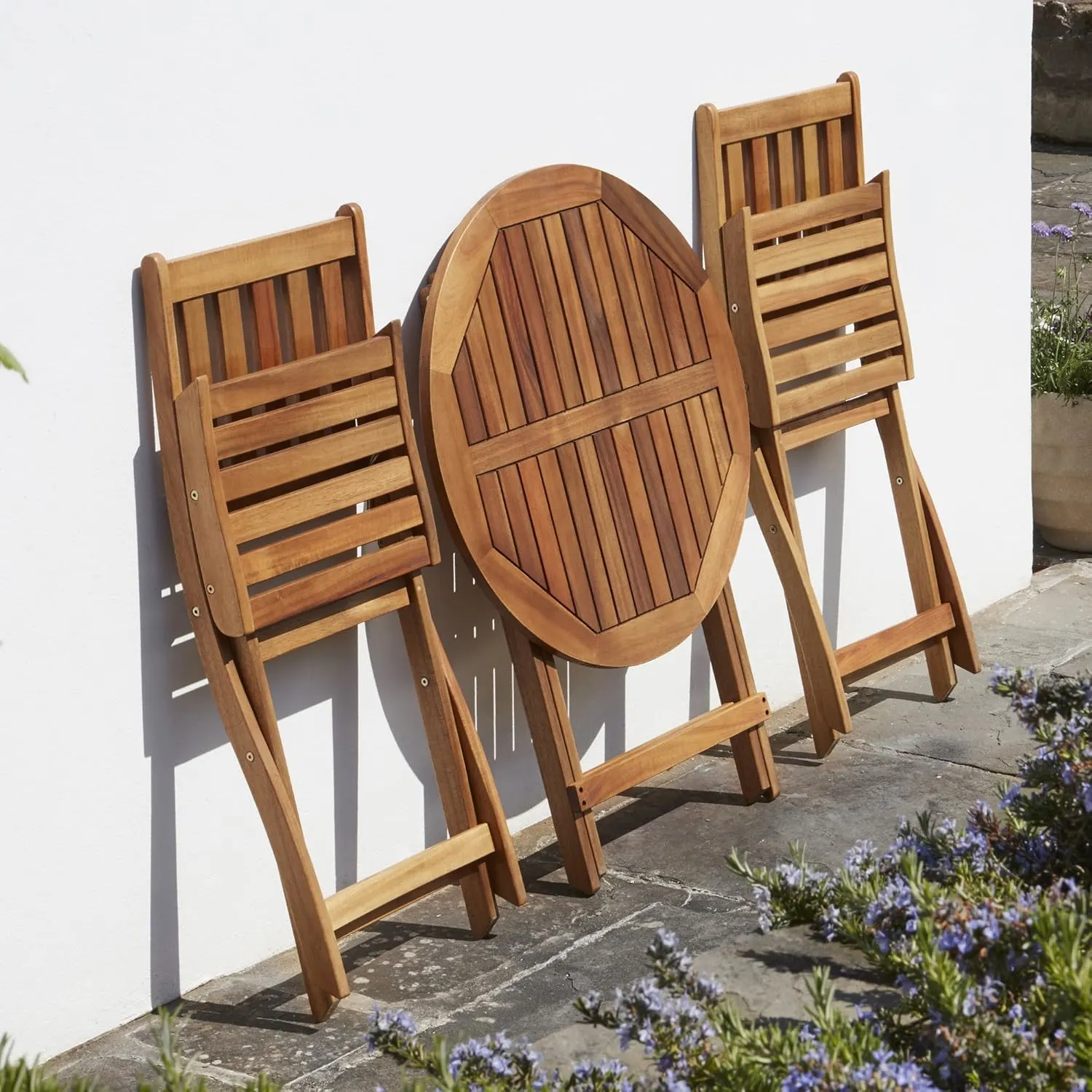 wooden bistro set 4