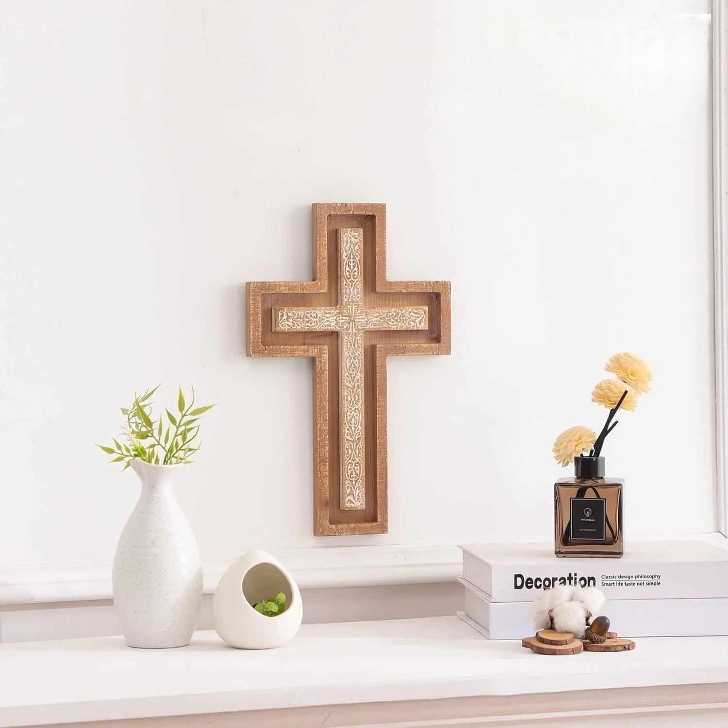 wooden cross wall 1