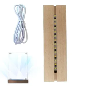 wooden light display base 1