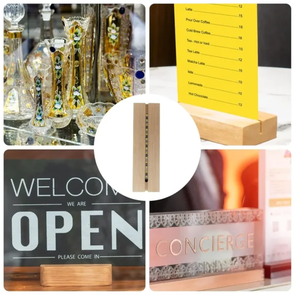 wooden light display base 4