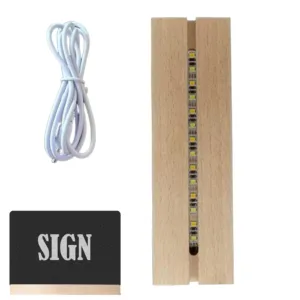 wooden light display base 7