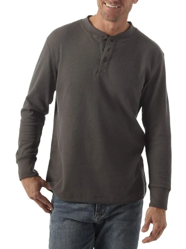 wrangler mens henley 6