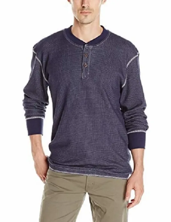 wrangler mens henley 7