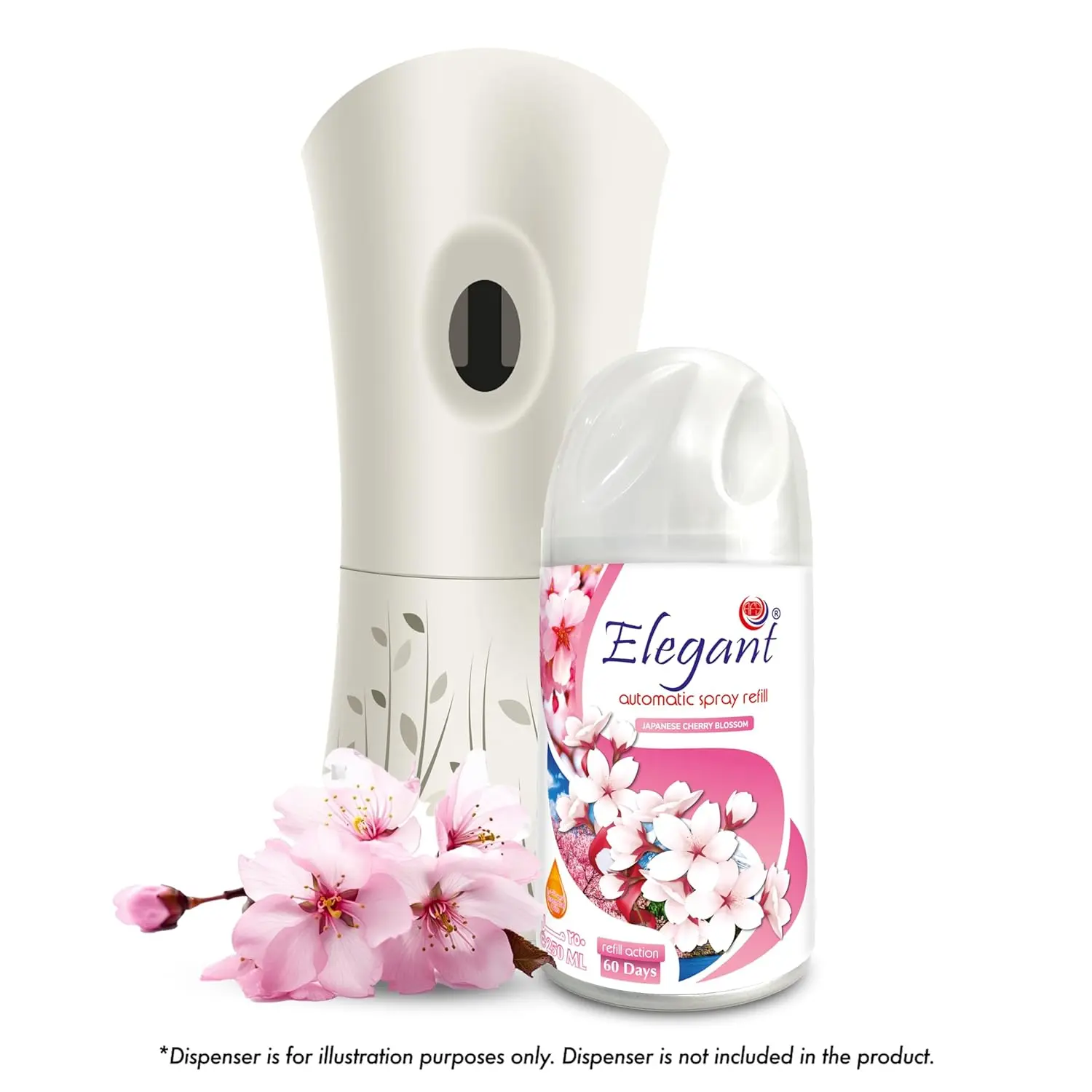Elegant Auto Spray REFILL Japanese Cherry Blossom 6-Pack