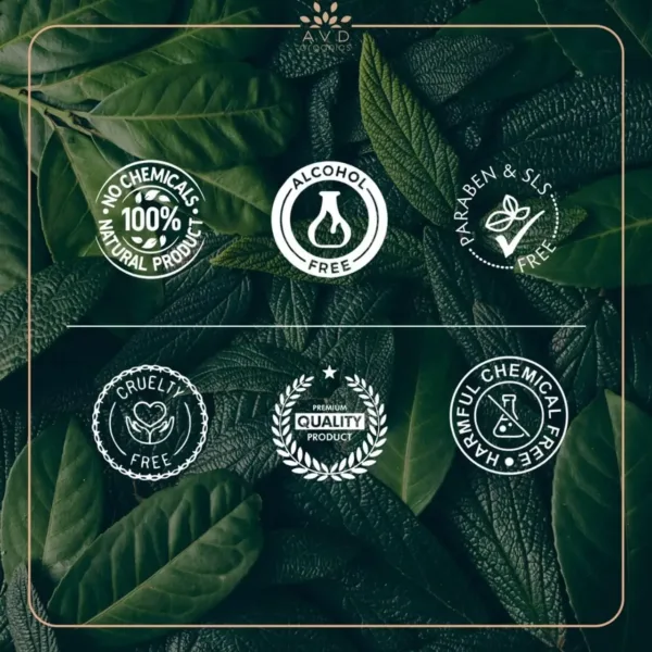 A bottle of AVD Organics Jamaican Black Castor Oil with dropper and lash brush, for moisturizing hair and skin and promoting eyelash and eyebrow growth.