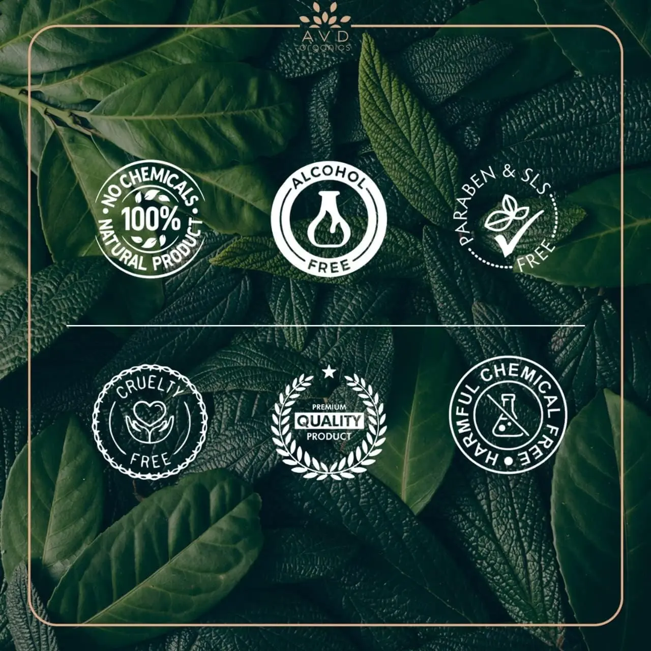 A bottle of AVD Organics Jamaican Black Castor Oil with dropper and lash brush, for moisturizing hair and skin and promoting eyelash and eyebrow growth.