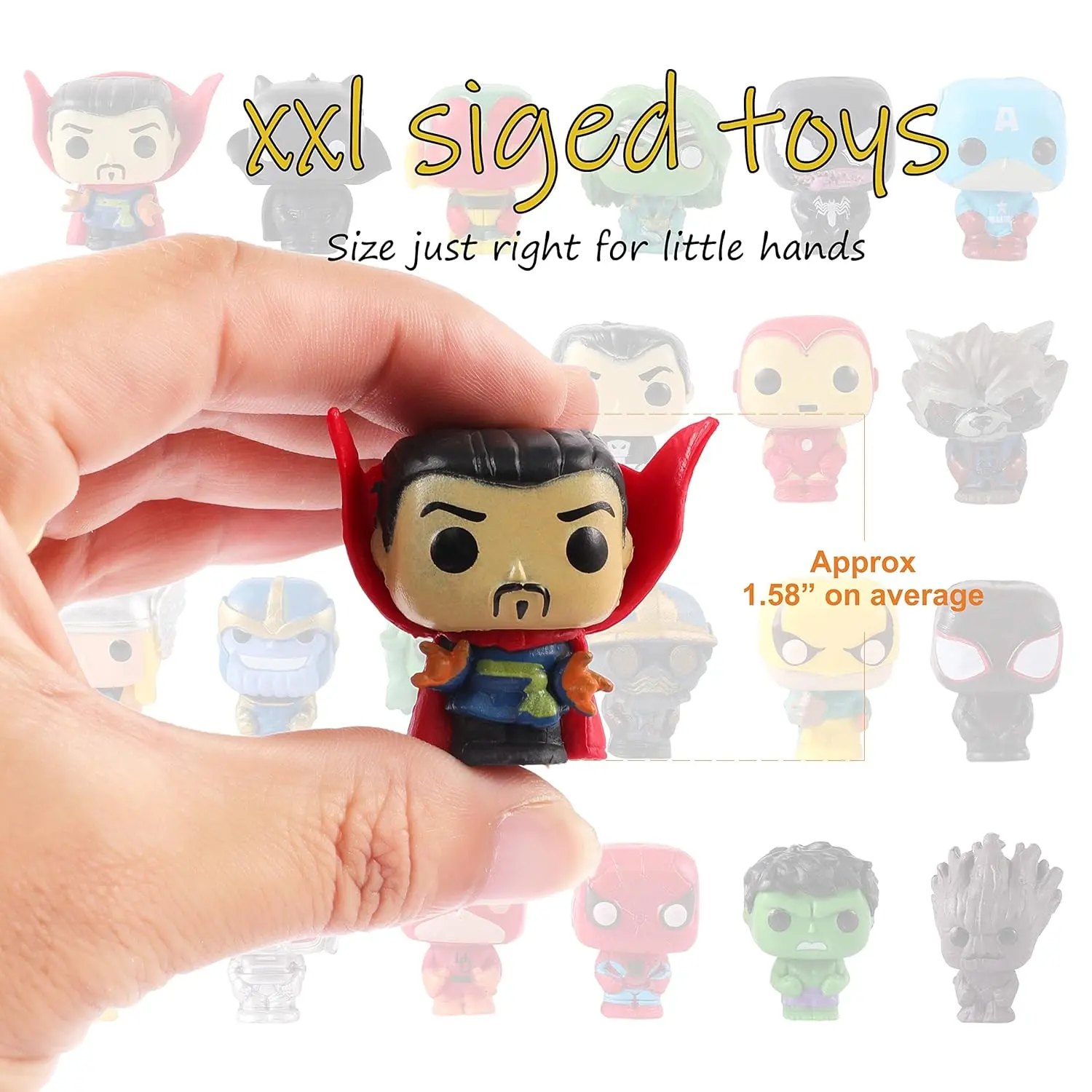 This set features six colorful Beauenty bath bombs for kids, each containing a surprise hero toy inside, making bath time fun and exciting.