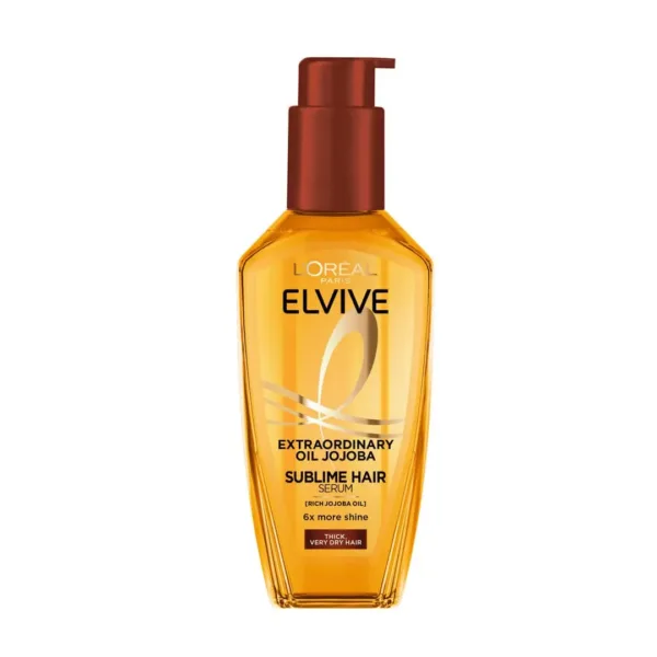 L'Oreal Paris Elvive Extraordinary Oil hair serum for normal to dry hair, enriched with 6 flower extracts, to nourish and beautify, leaving it soft and shiny.