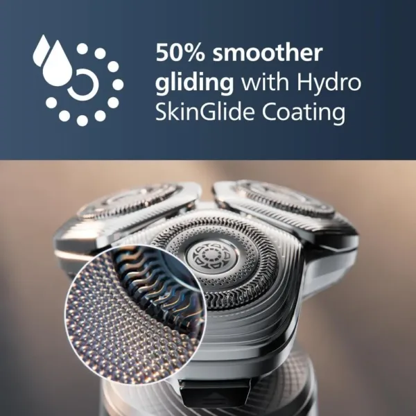 The Philips Norelco Series 9000 Prestige electric shaver delivers ultimate closeness and comfort with SenseIQ technology, flexing heads, NanoTech blades, and includes a precision trimmer, nose trimmer, cleaning pod, Qi pad, and premium pouch.