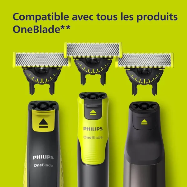 A single Philips OneBlade 360 replacement blade, designed with innovative technology for a close and comfortable shave with all OneBlade models.