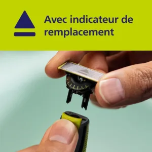 A single Philips OneBlade 360 replacement blade, designed with innovative technology for a close and comfortable shave with all OneBlade models.