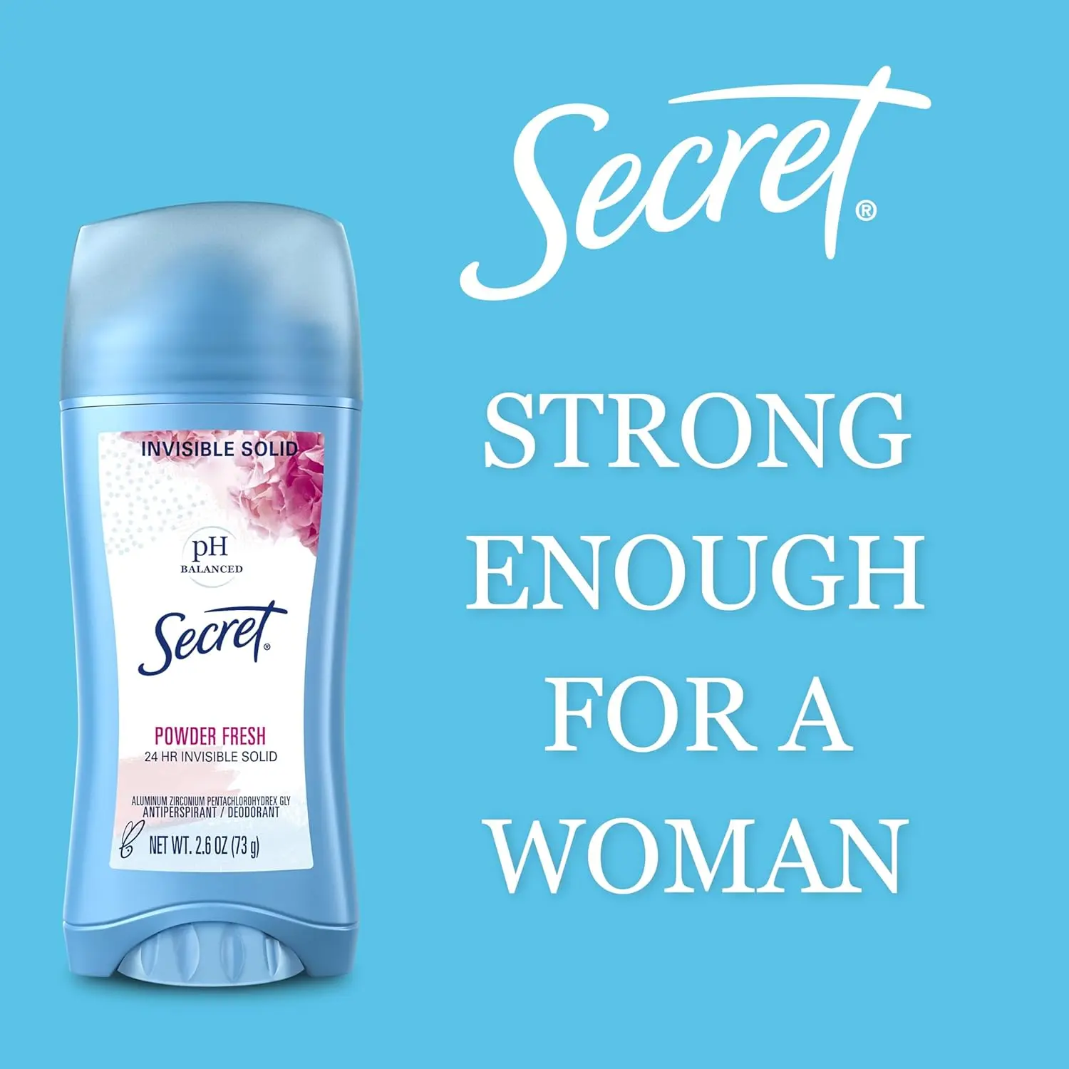 This is a 2.6 oz stick of Secret Shower Fresh Invisible Solid Antiperspirant and Deodorant, designed for both men and women to provide long-lasting dryness and odor protection.