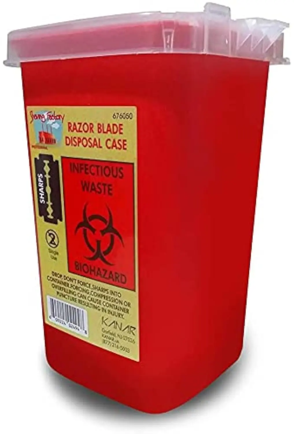 Needle Razer Razor Blade Disposal Container - The Shave Factory