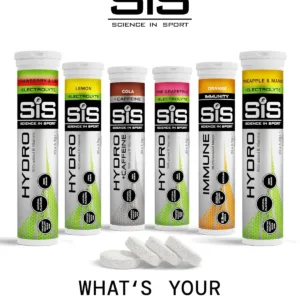 Science In Sport Hydro electrolyte tablets offer sugar-free hydration, reduce fatigue with essential electrolytes, and support normal muscle and nervous system function for peak athletic performance.