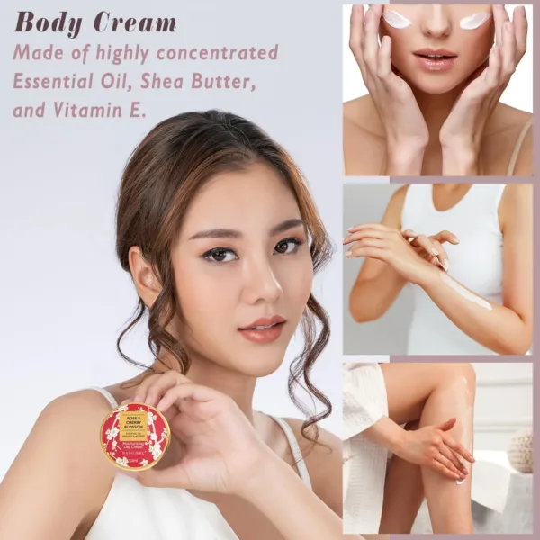 This 20-piece rose and cherry blossom spa gift set includes shower gel, body lotion, a reed diffuser, bubble bath, day and night cream, jojoba oil, bath salt, bath bomb, soy candle, and other bath and body accessories, making it the perfect Christmas or birthday gift for women.